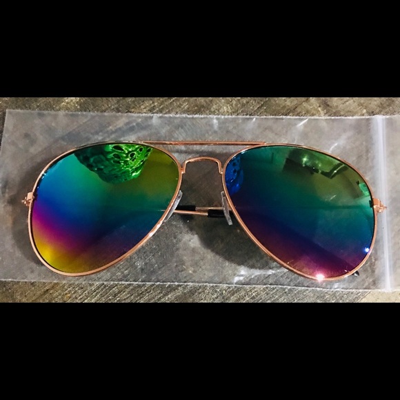 Accessories - Woman UV sunglasses 🖤 gold multicolored ☀️